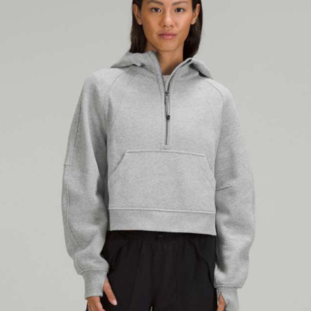 lululemon athletica Gray Scuba Hoodie Jacket
